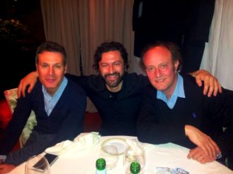 Igor Nogarotto con Ale e Franz