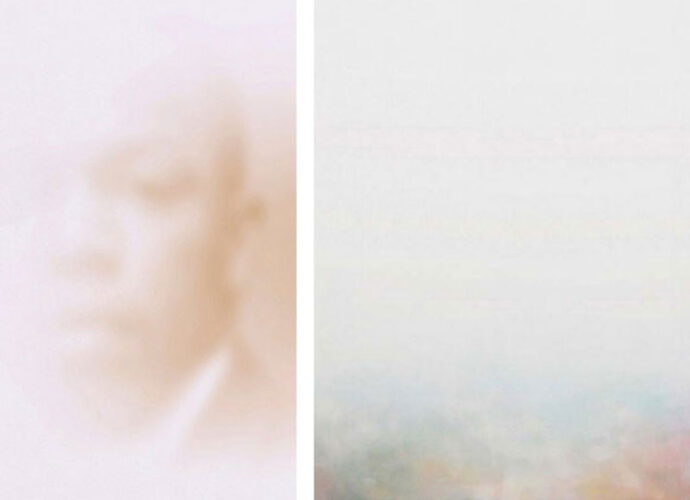 Portrait-of-John-Lewis,-21x29.7-cm,-olio-su-tela,-2020;-Nimble-Est,-100x100-cm,-olio-e-tecniche-miste-su-tela,-2018-cop